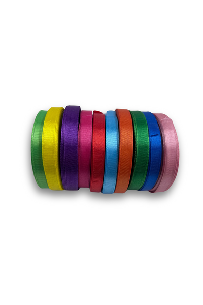 Satin Ribbon - 10 Colours - 10mm