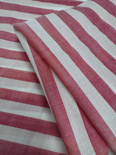 Cotton Voile - Red & white - 145cm