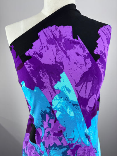 Designer Printed Lycra - Electric - 150cm