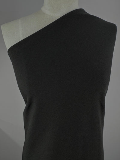 French Crepe Jersey - Black - 145cm