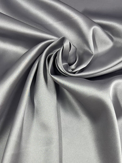 Stretch Satin Deluxe - Smoke  - 150cm