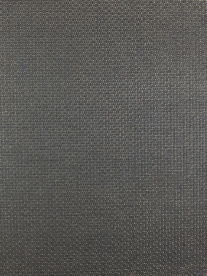 Close-up of the Basket Weave Upholstery - Tuco 035 fabric by Super Cheap Fabrics. This heavy, tightly woven gray fabric boasts a coarse pattern and exceptional durability, perfect for upholstery projects. Width: 147cm.