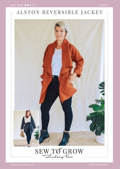 Pattern - Sew to Grow - Alston Reversible Jacket