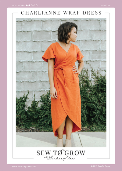 Pattern - Sew to Grow - Charlianne Wrap Dress